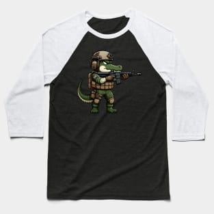 Tactical Crocodile Operator Baseball T-Shirt